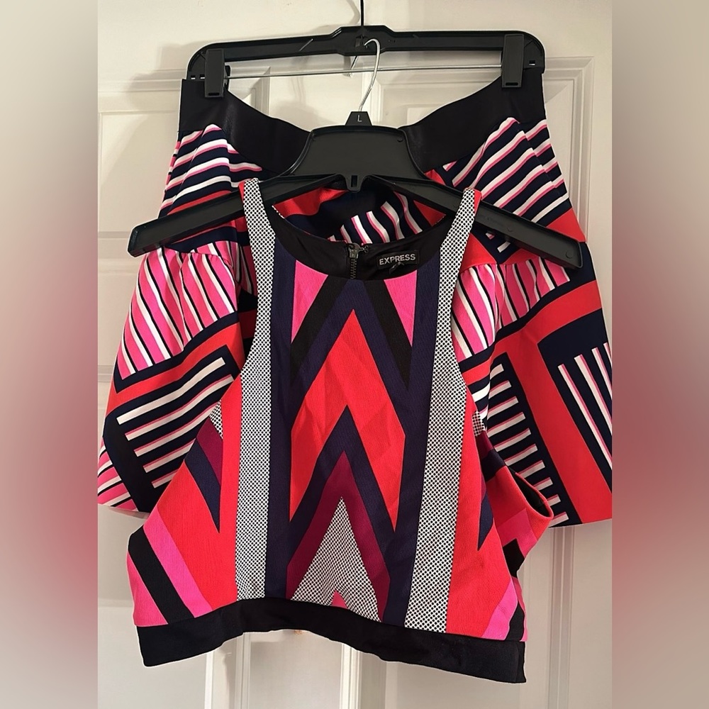 Express 2 piece skirt set